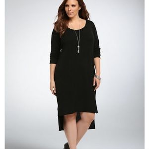 Torrid high low step hem sweater dress Size 1